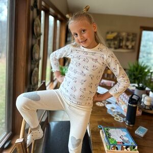 5T Unicorn Print Kids Long Sleeve Shirt